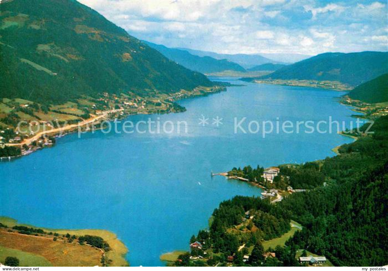 72618170 Ossiachersee Fliegeraufnahme Ossiachersee - Other & Unclassified