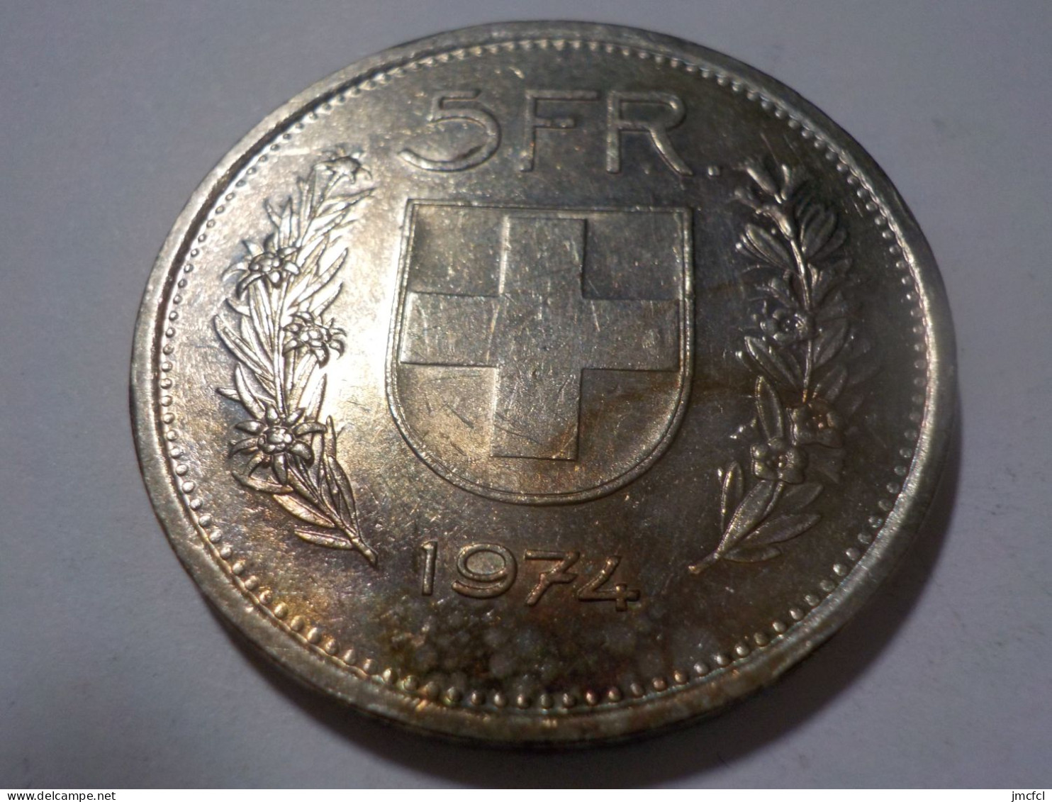 SUISSE  5Francs 1974 - 5 Francs