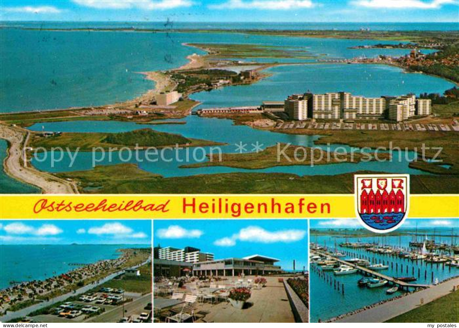 72617781 Heiligenhafen Ostseebad Hafen Fliegeraufnahme Heiligenhafen - Heiligenhafen