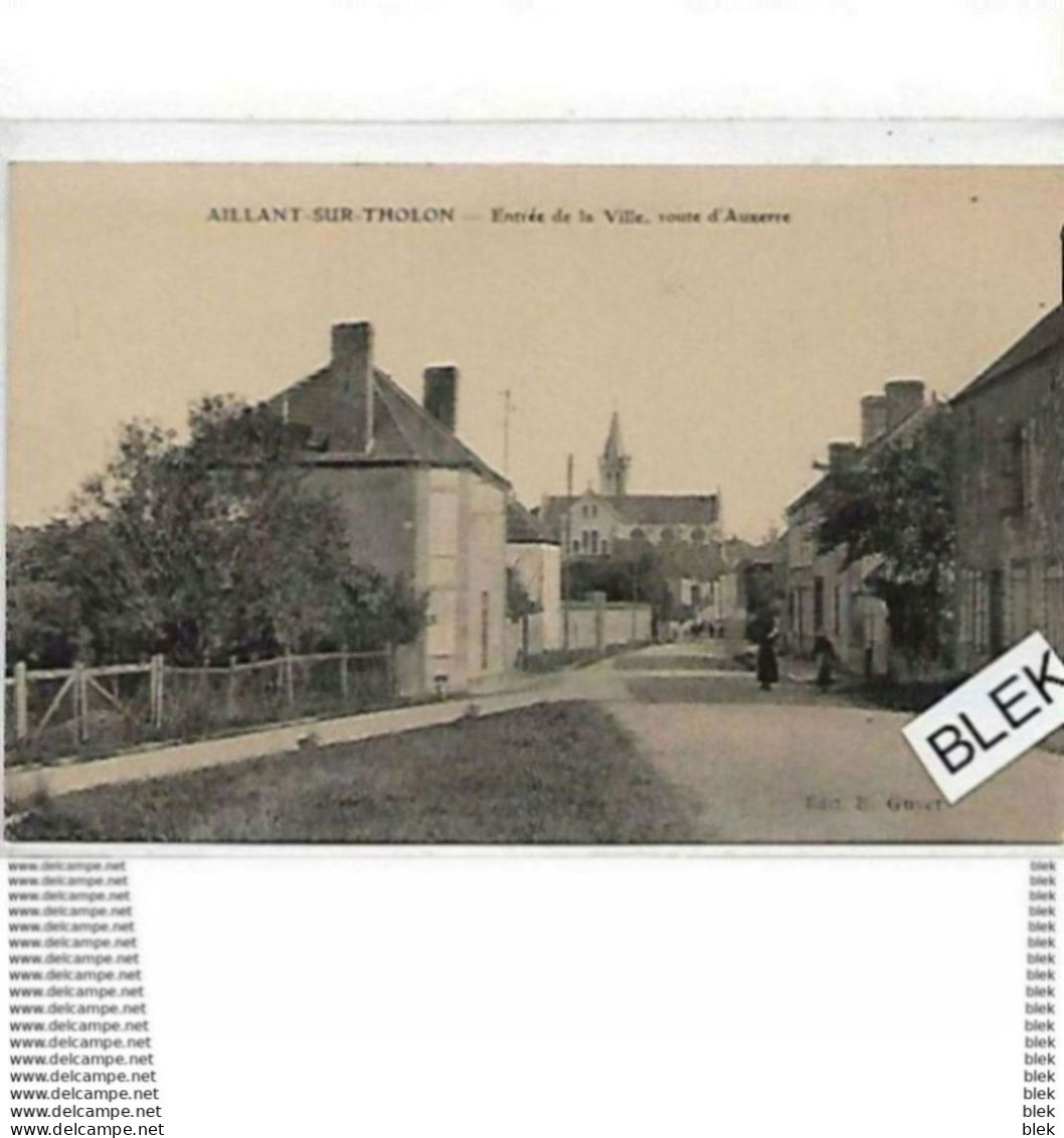 89 . Yonne . Aillant Sur Tholon : Entrée De La Ville . Route D  ' Auxerre . - Aillant Sur Tholon