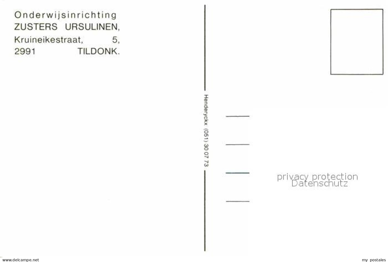 72617747 Tildonk Zusters Ursulinen  Tildonk - Andere & Zonder Classificatie