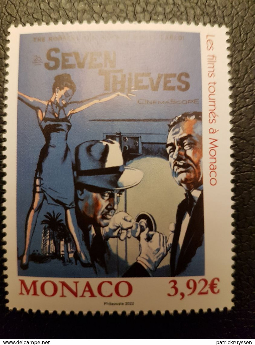 Monaco 2022 Classic Films Henry Hathaway Released 1960 The Seven Thieves 1v Mnh - Ongebruikt
