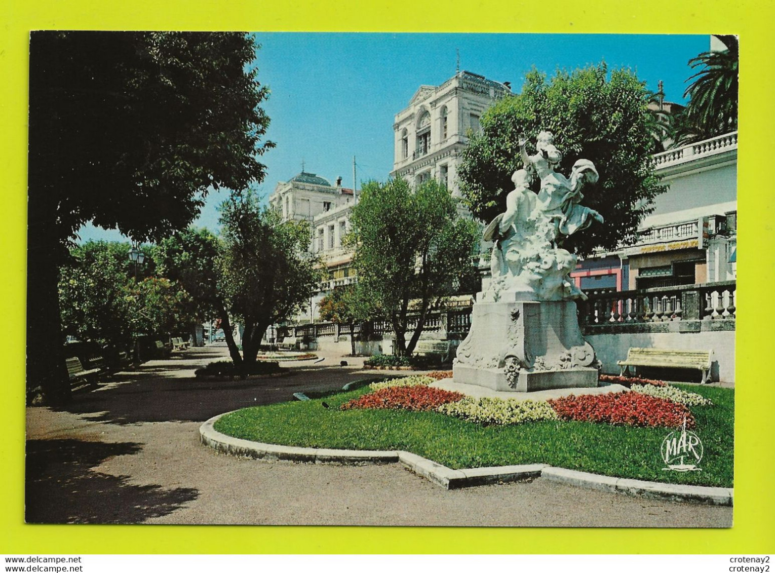 06 GRASSE N°11753 Monument à Fragonard Statue Et Le Casino VOIR DOS - Grasse