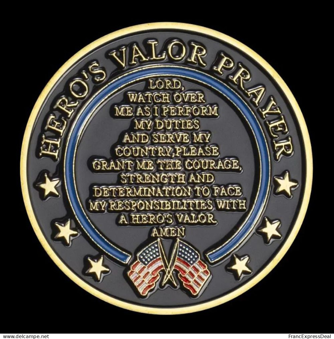 Pièce Médaille NEUVE Plaquée Or - US Space Force Department Of The Air Force - Autres & Non Classés