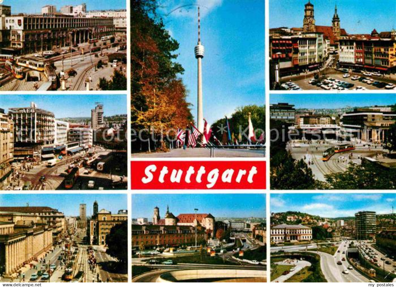 72617402 Stuttgart Teilansichten Fernsehturm Stuttgart - Stuttgart