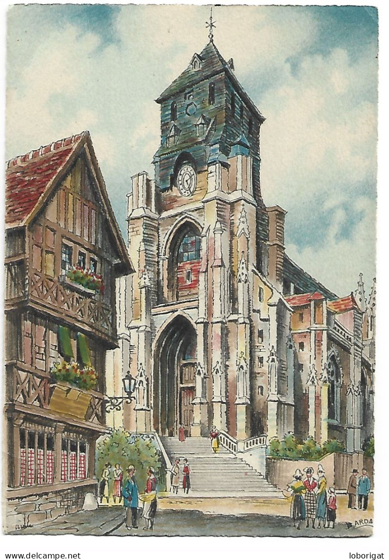 EGLISE SAINT - JACQUES.-  LISIEUX.- ( FRANCIA ) - Eglises Et Cathédrales