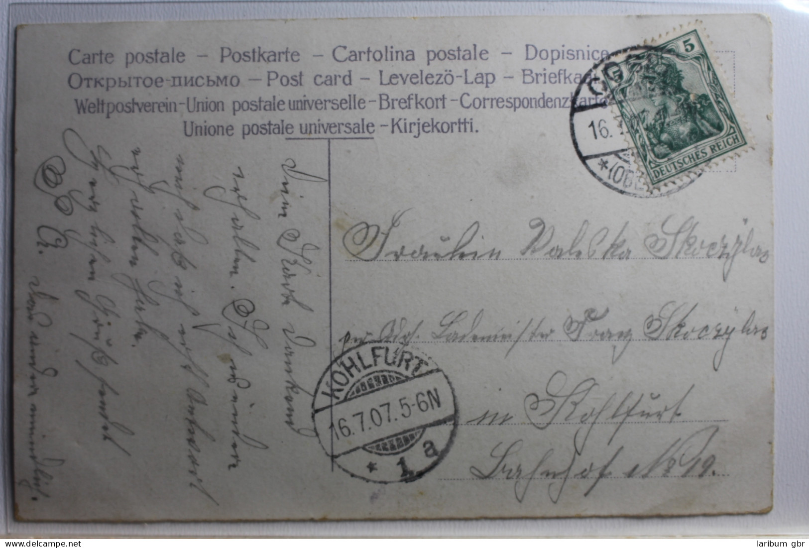 AK Deutschland Künstlerkarte 1907 Gebraucht #PC729 - Other & Unclassified