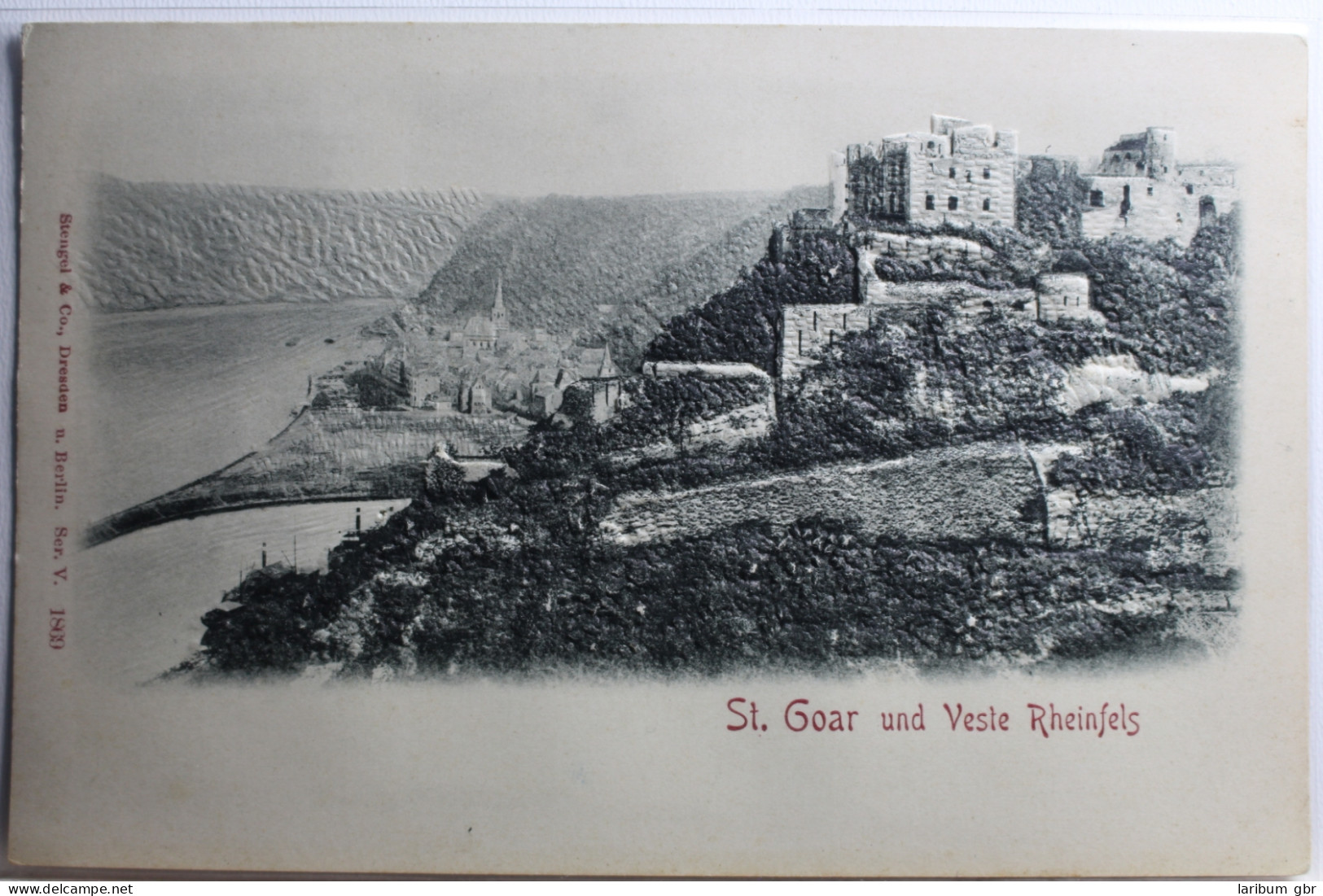 AK St. Goar Burg Rheinfels Künstlerkarte Ungebraucht #PD063 - Other & Unclassified