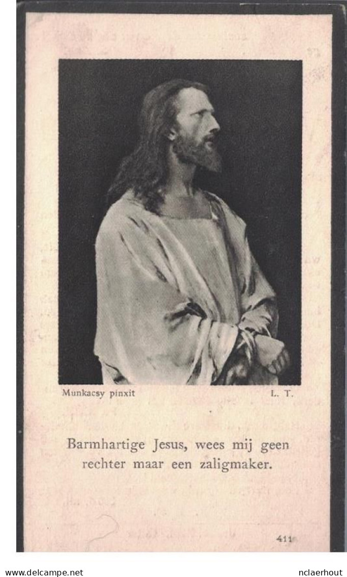 2405-01k Virginie Degryse - Deswaaf Sint Joris Ten Distel 1846 - Aalter 1932 - Images Religieuses