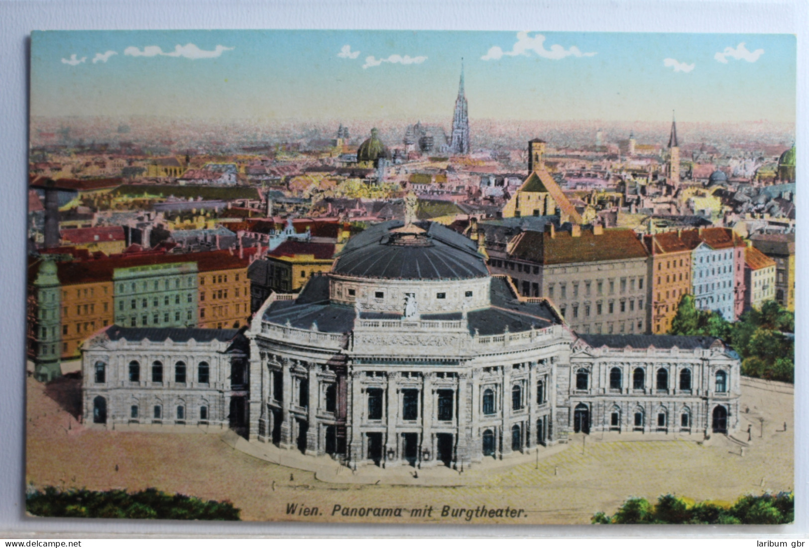 AK Wien Panorama Mit Burgtheater Ungebraucht #PC853 - Andere & Zonder Classificatie