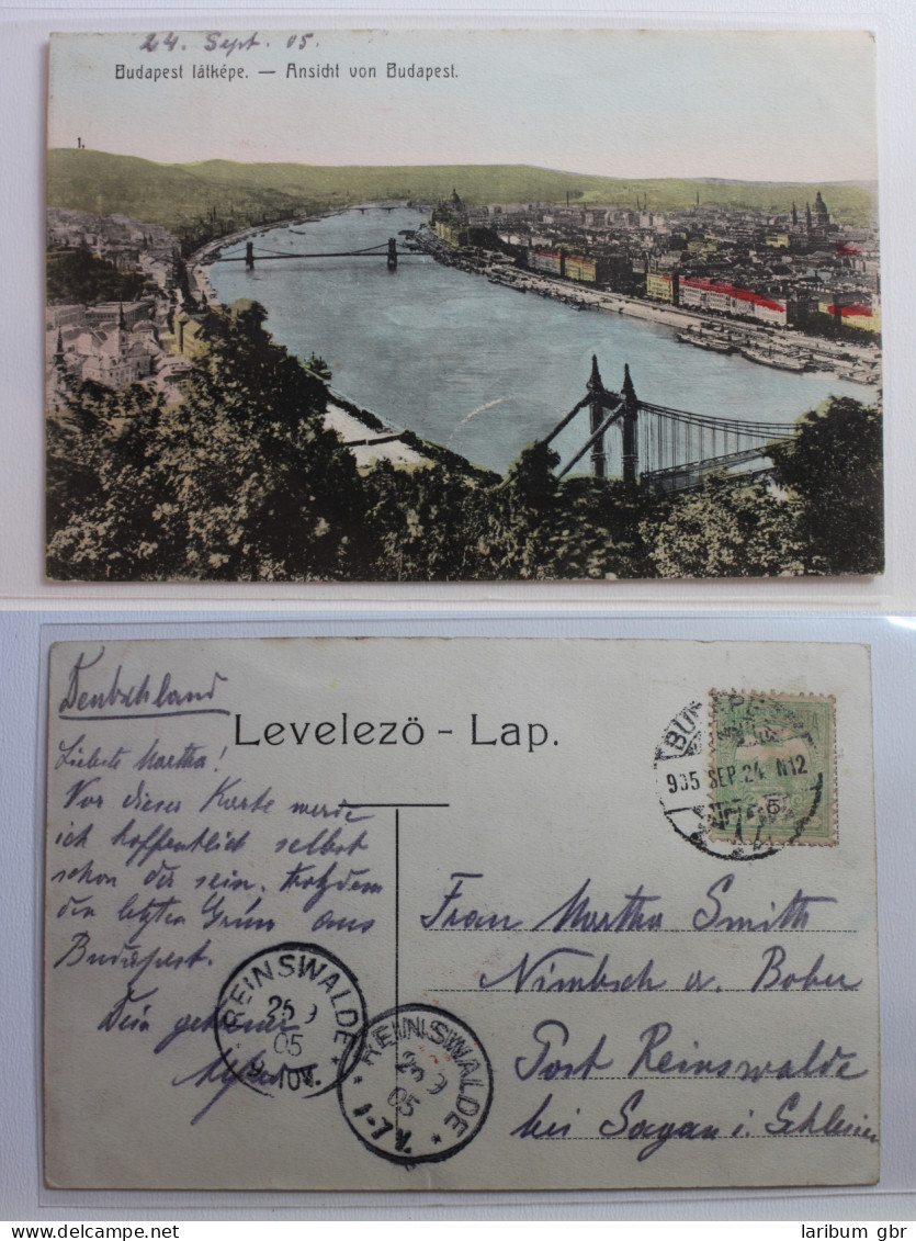 AK Budapest Ansicht Von Budapest 1905 Gebraucht #PB325 - Hongrie