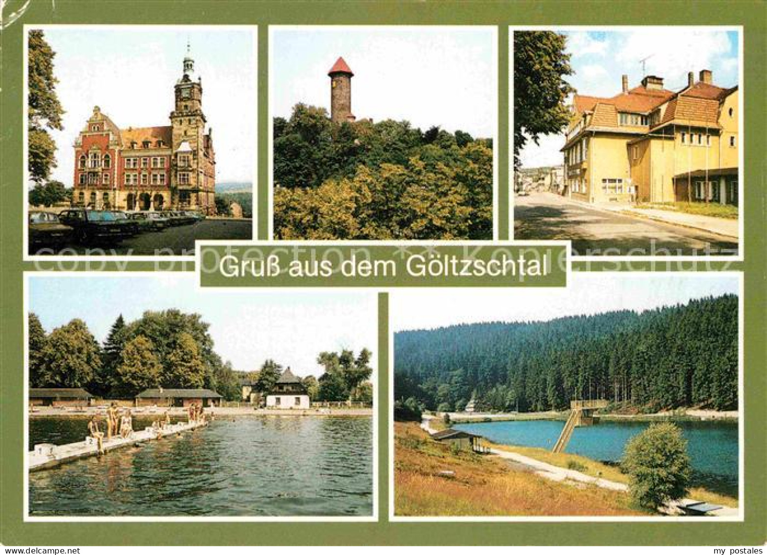 72617281 Goeltzschtal Vogtland Falkenstein Rathaus Talsperre Auerbach Schloss El - Zu Identifizieren