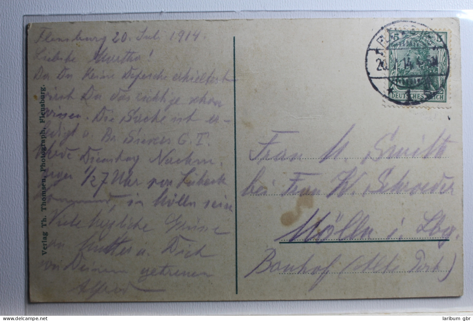 AK Felsburg Marineschule 1914 Gebraucht #PC594 - Other & Unclassified