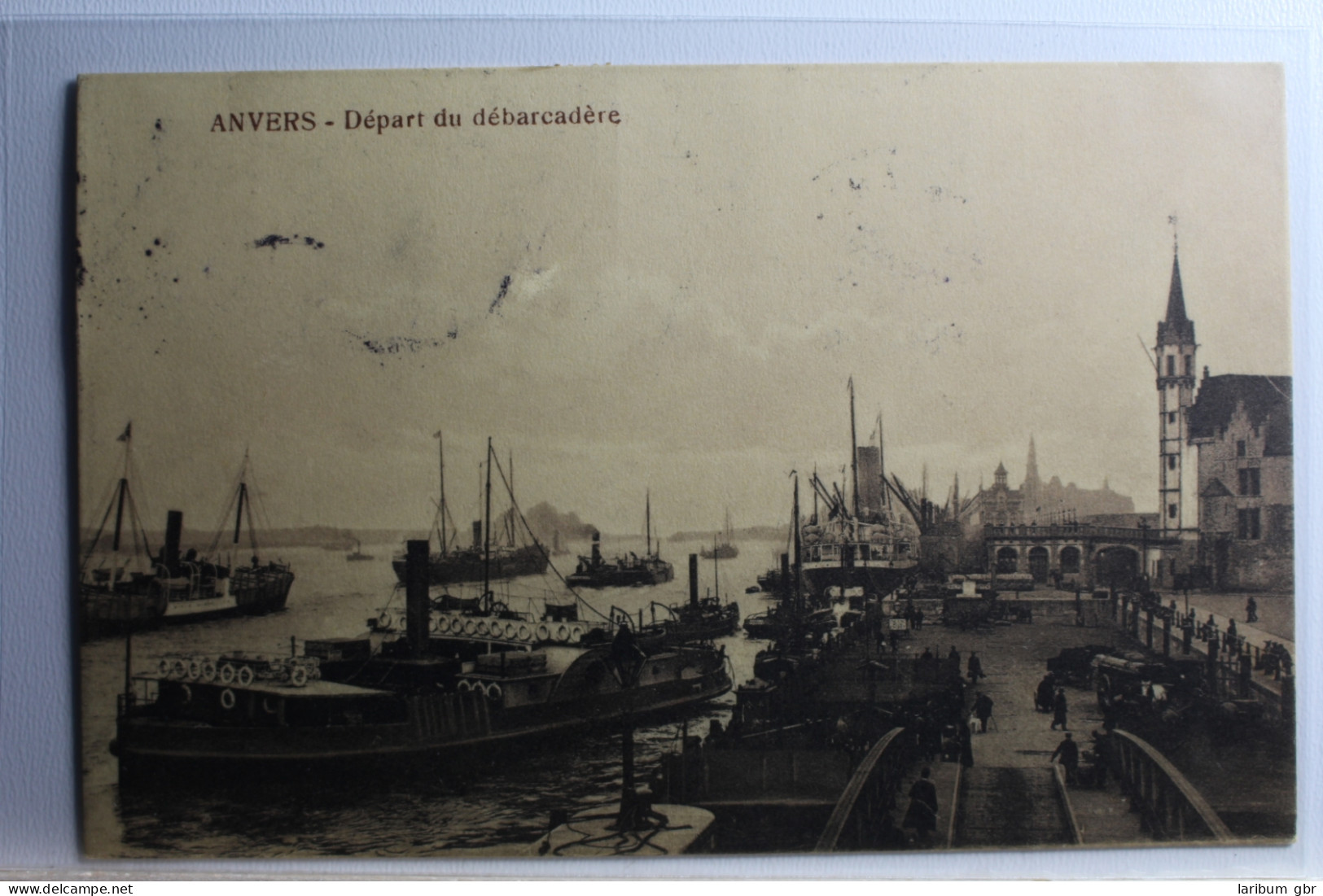 AK Antwerpen Départ Du Débarcadére 1912 Gebraucht #PD281 - Other & Unclassified