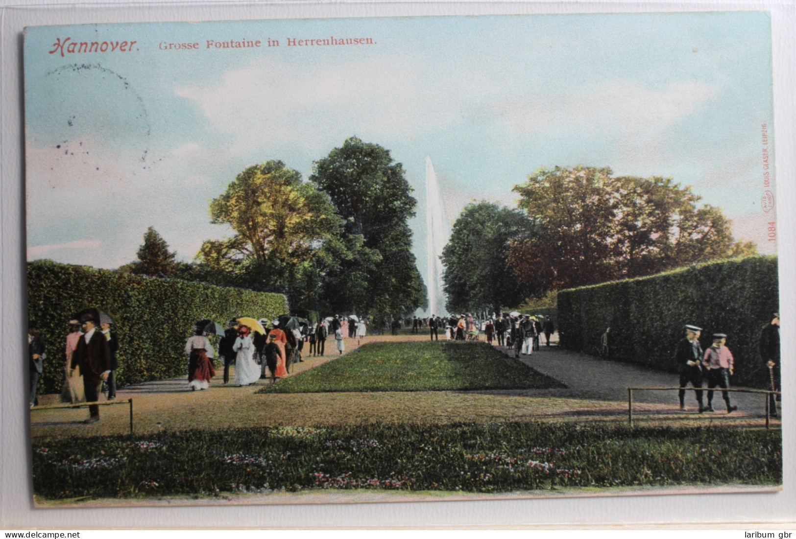 AK Hannover Grosse Fontaine In Herrenhausen 1907 Gebraucht #PC434 - Other & Unclassified