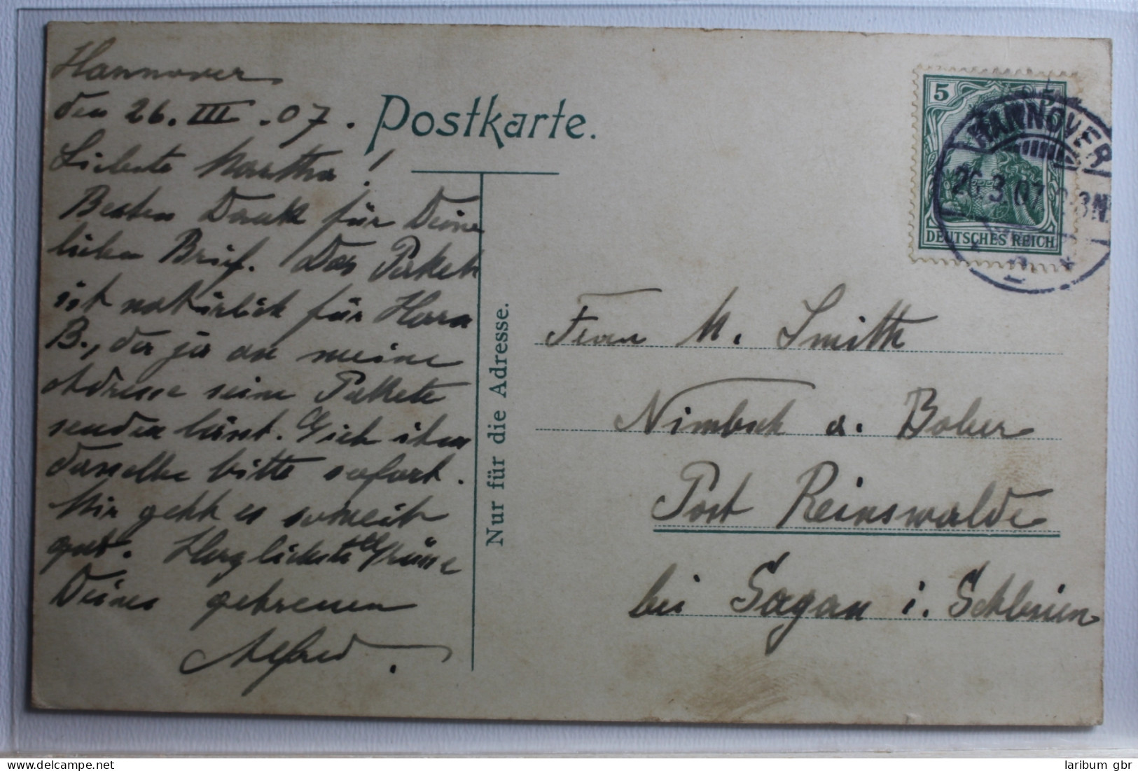 AK Hannover Grosse Fontaine In Herrenhausen 1907 Gebraucht #PC434 - Other & Unclassified