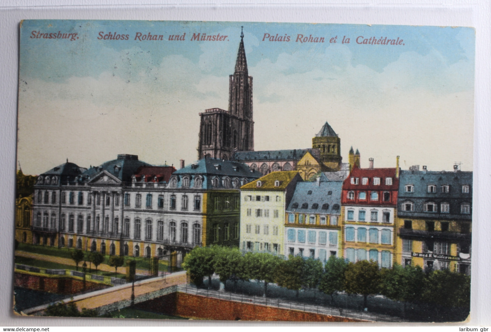 AK Straßburg Schloss Rohan Und Münster 1913 Gebraucht #PC417 - Autres & Non Classés