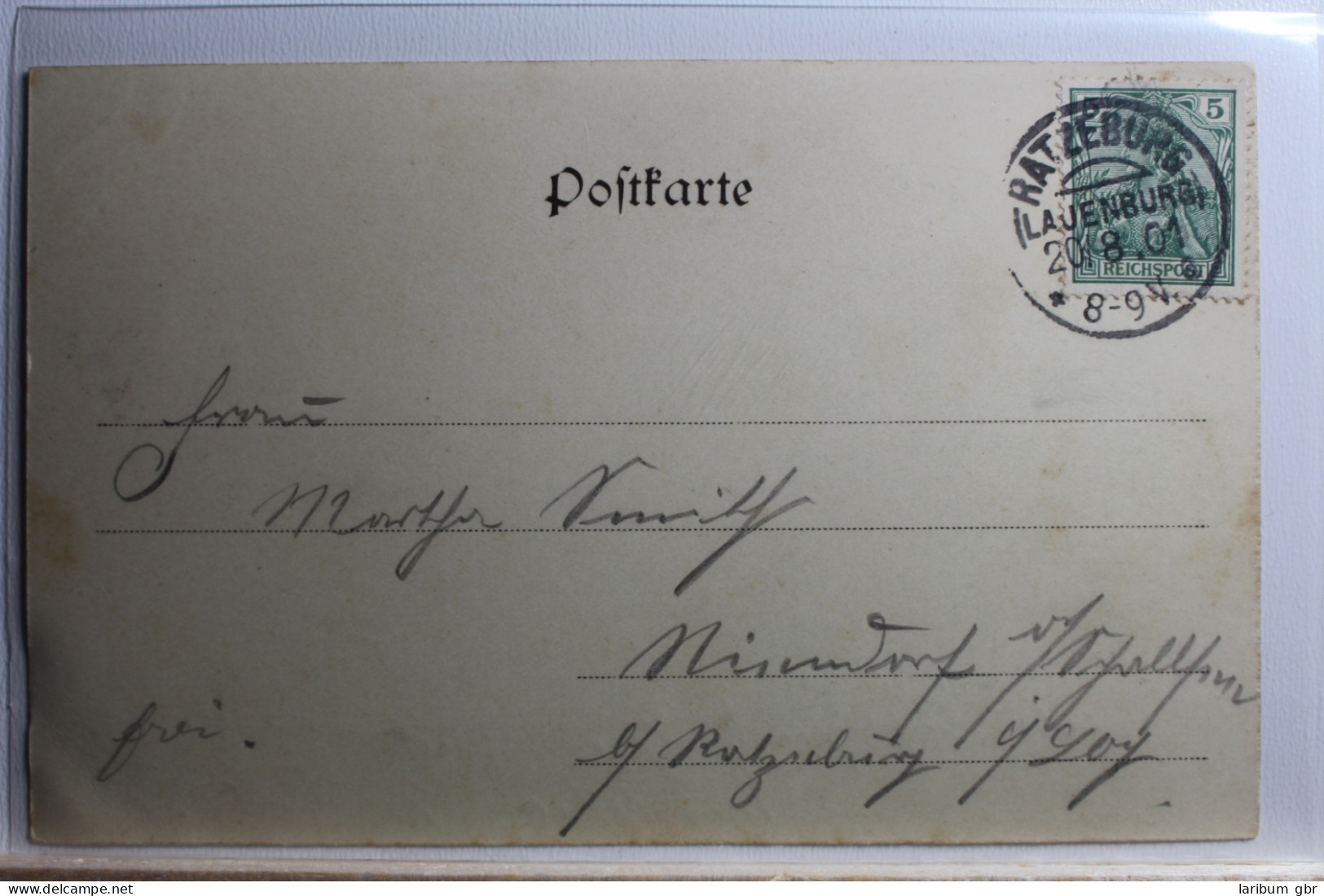 AK Ratzeburg Stadtansicht 1901 Gebraucht #PC689 - Autres & Non Classés