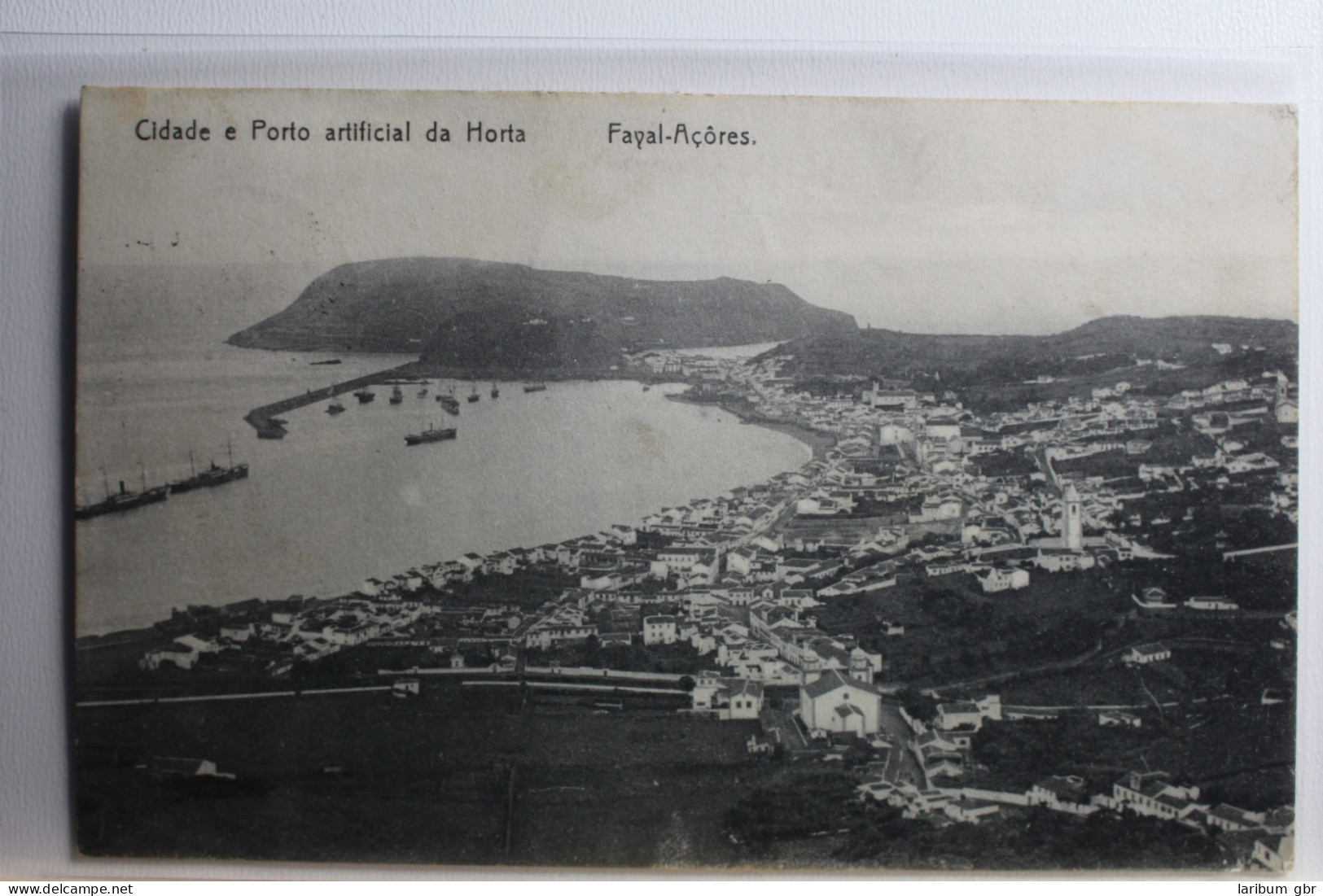 AK Faial Cidade E Porto Artificial Da Horta Gebraucht #PC700 - Autres & Non Classés