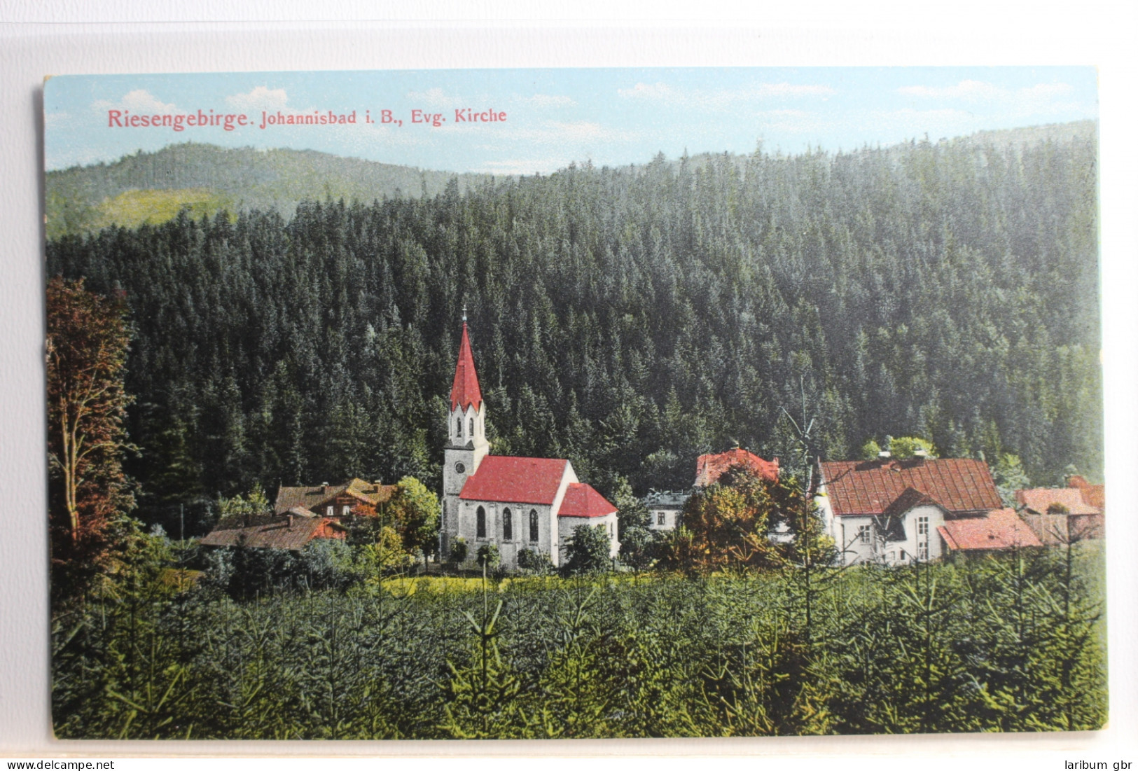 AK Johannisbad Riesengebirge - Evg. Kirche Ungebraucht #PC656 - Sudeten