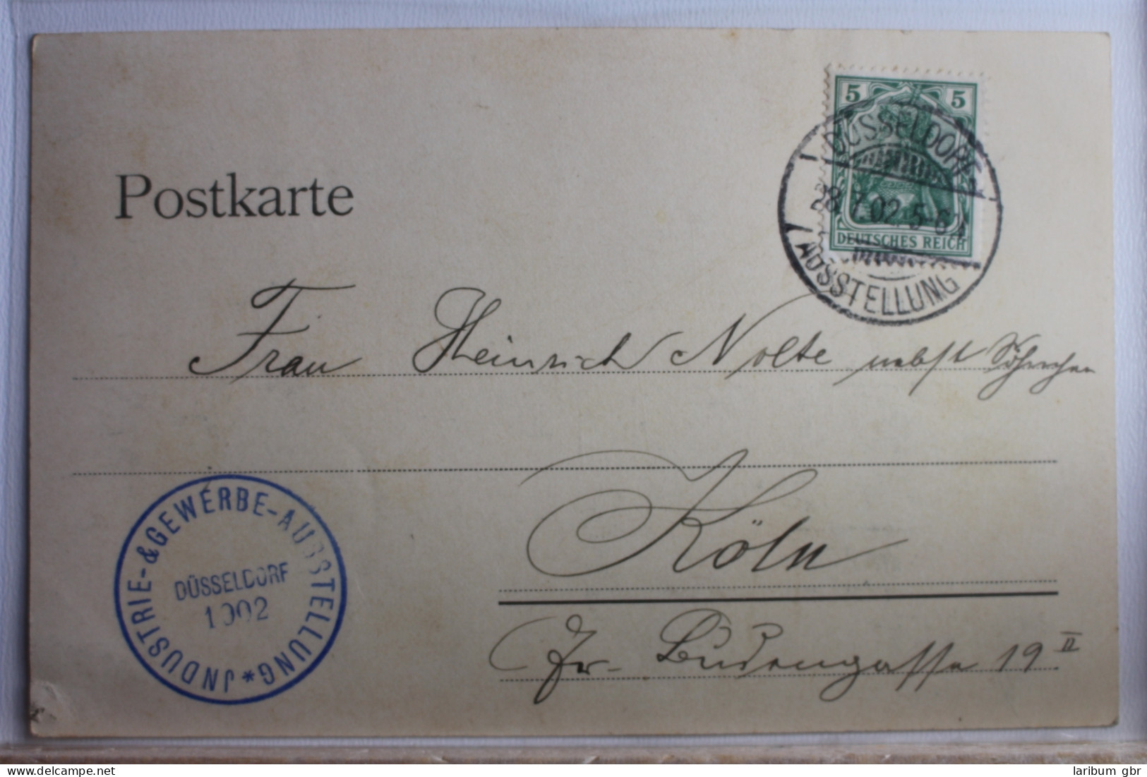 AK Düsseldorf S. K. Hoheit Der Kronprinz - Ausstellung 1902 Gebraucht #PD402 - Other & Unclassified