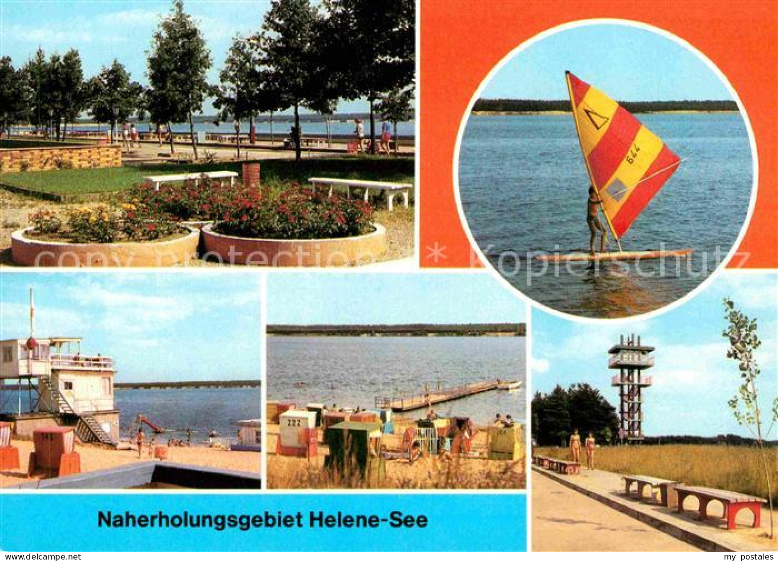 72617227 Frankfurt Oder Erholungsgebiet Helene See Promenade Windsurfing Aufsich - Frankfurt A. D. Oder