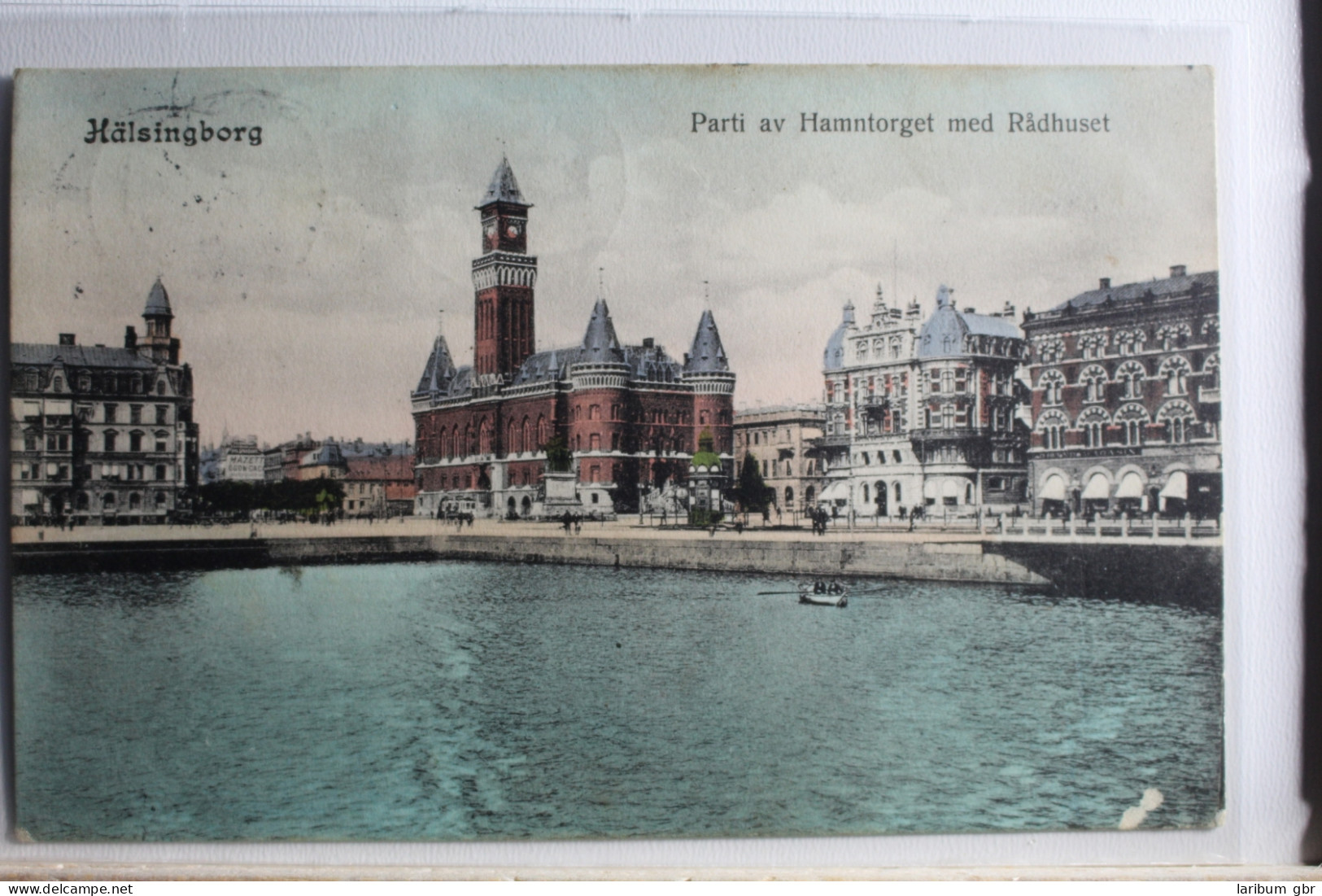 AK Helsingborg Parti Av Hammntorget Med Radhuset 1912 Gebraucht #PD794 - Suède