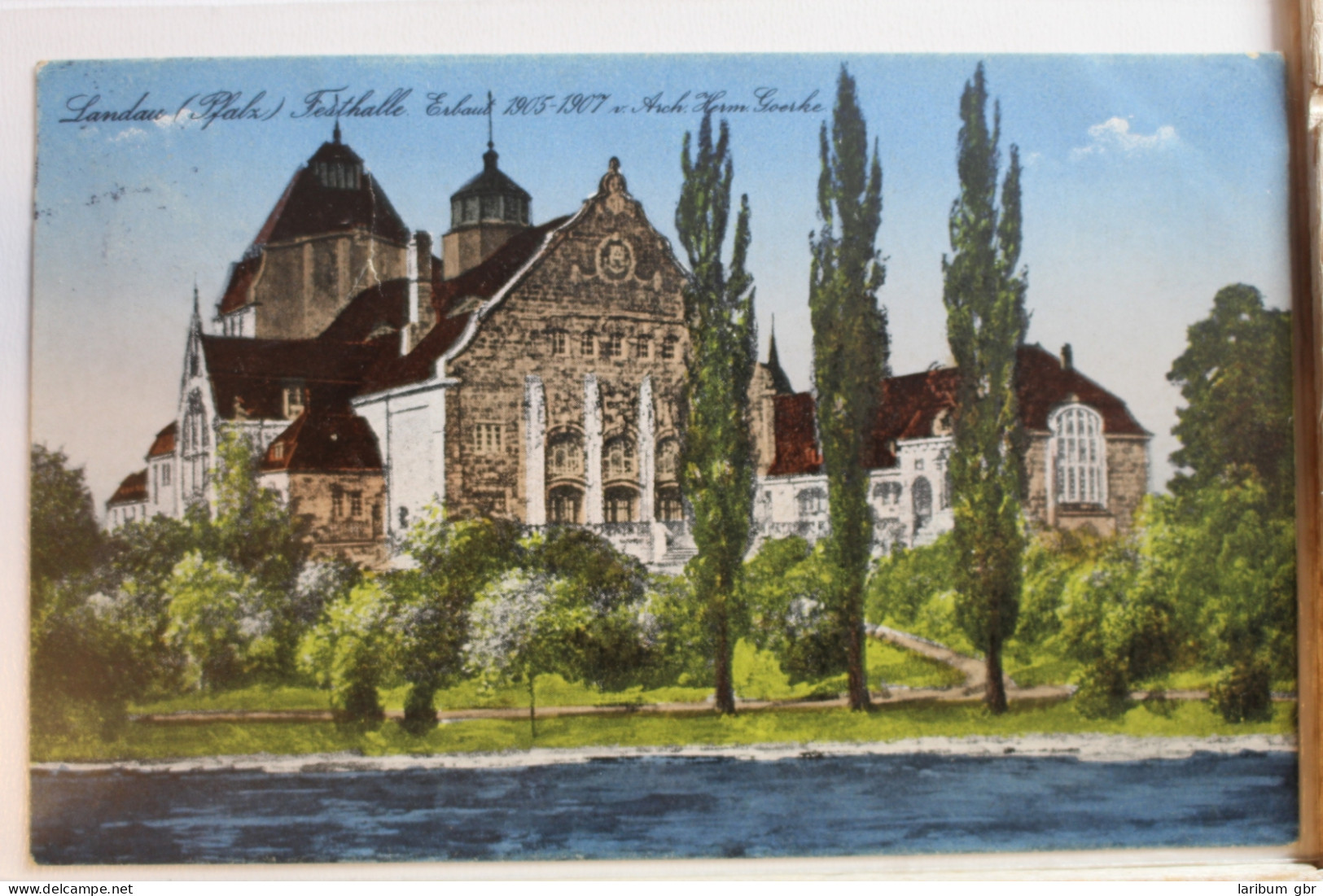 AK Landau In Der Pfalz Festhalle - Erbaut 1905 -1907 1933 Gebraucht #PD307 - Other & Unclassified