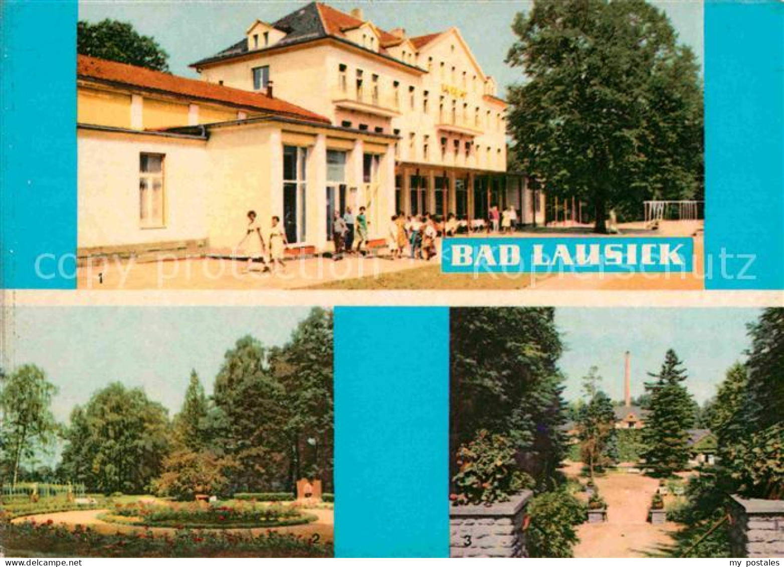 72616788 Bad Lausick Kurbad Rosarium Parkanlage Mit Kurmittelhaus Bad Lausick - Bad Lausick