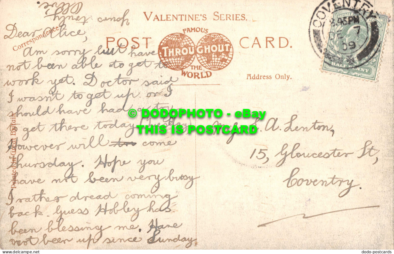 R555696 London. Hyde Park Corner. Valentines Series. 1909 - Autres & Non Classés