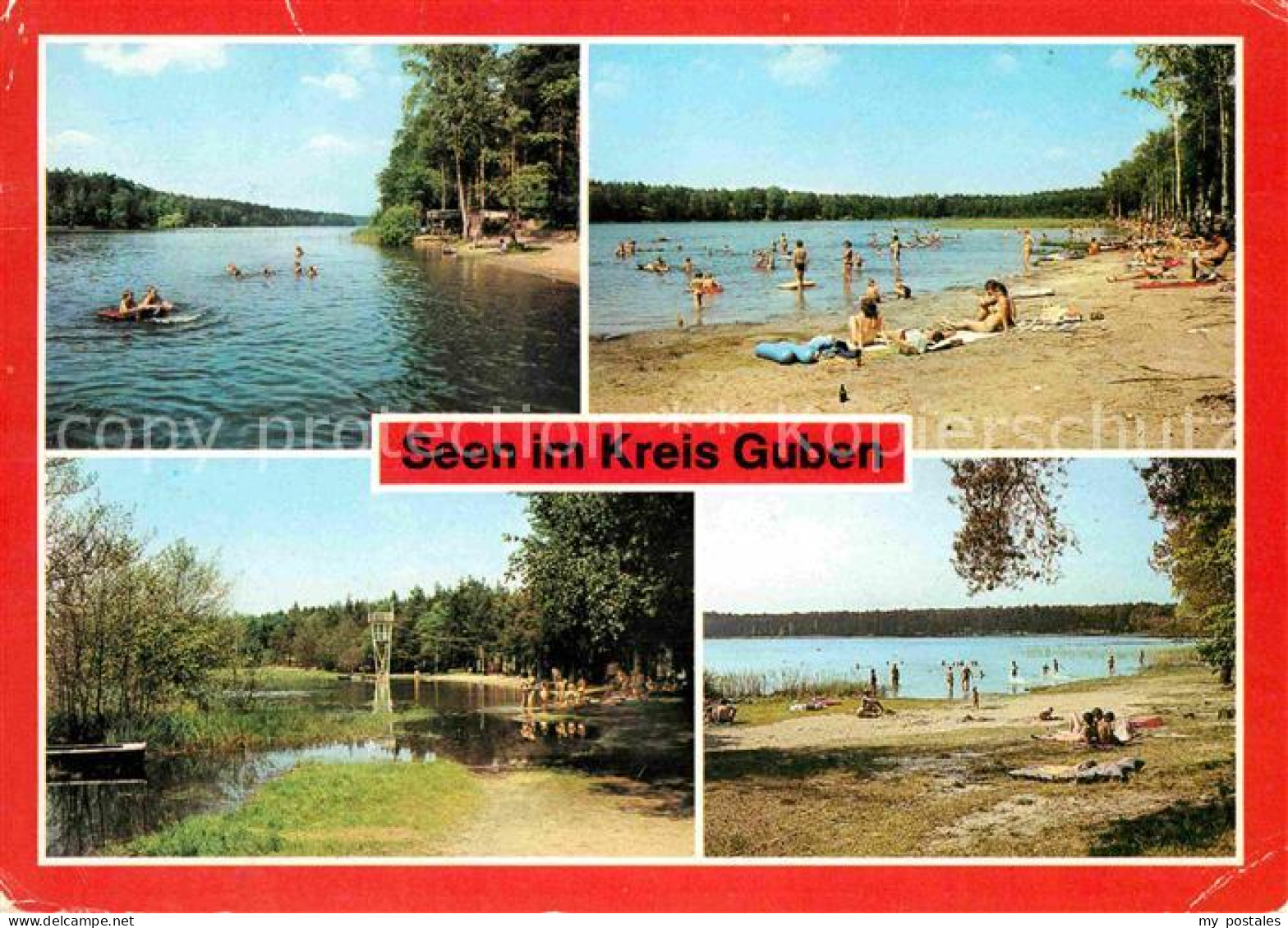 72616726 Guben Goehlensee Deulowitzer See Pinnower See Pastlingsee Guben - Guben