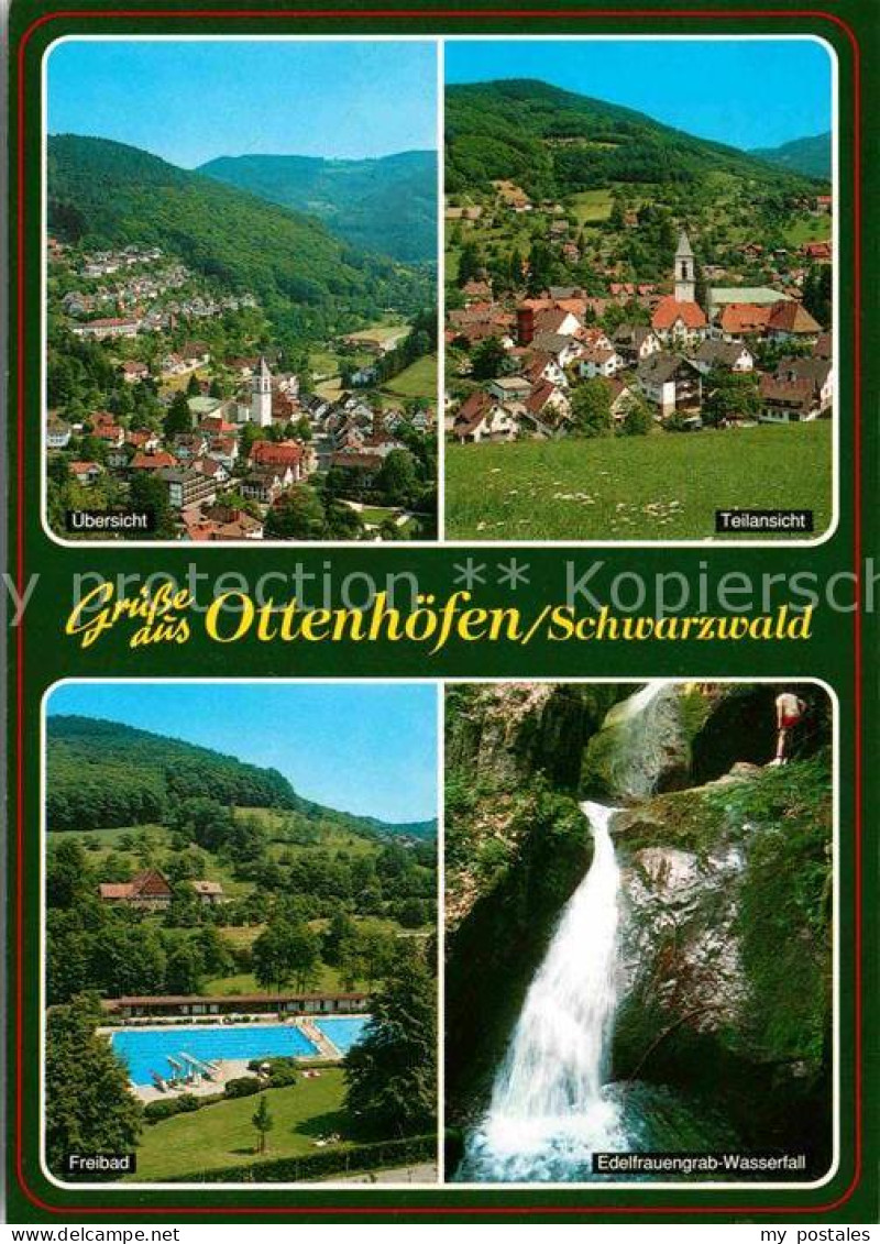 72616643 Ottenhoefen Schwarzwald Teilansichten Edelfrauengrab Wasserfall Freibad - Other & Unclassified