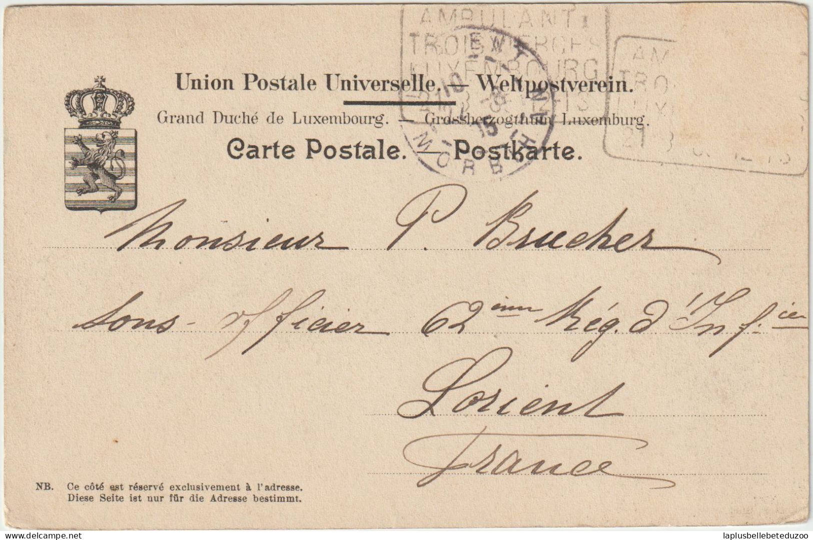 CPA - LUXEMBOURG - Château De DOMMELDANGE - 1905 - Pas Courant - Luxembourg - Ville