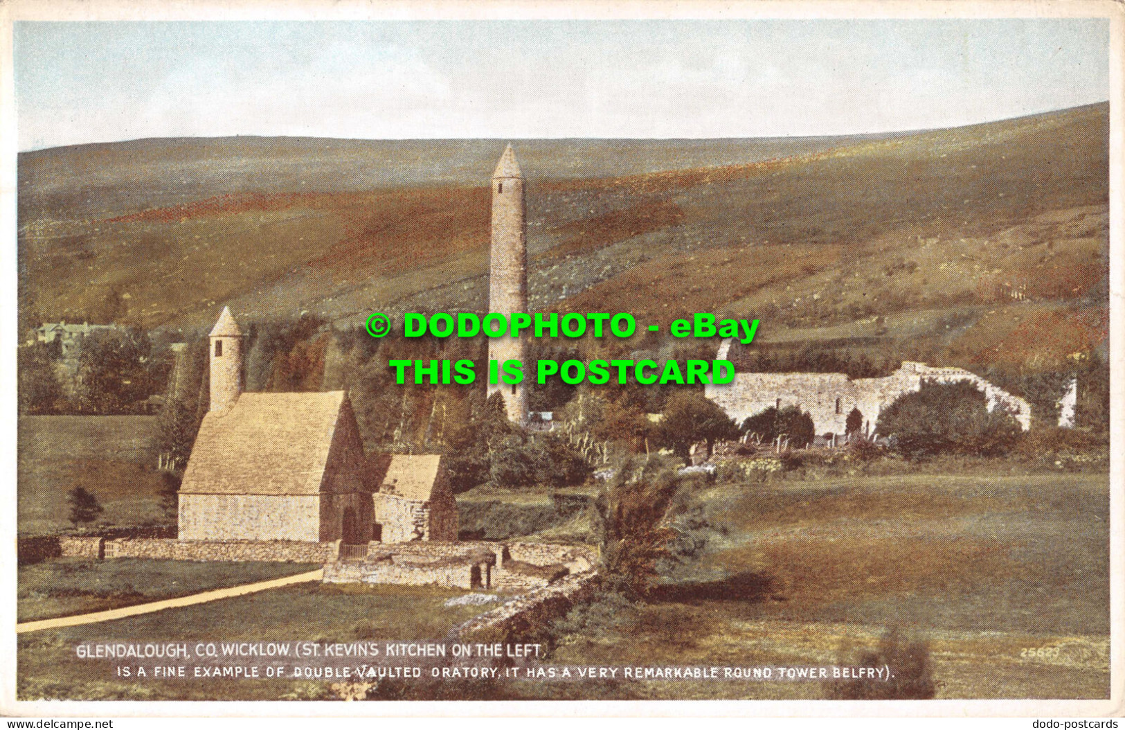 R555788 Co. Wicklow. Glendalough. St. Kevin Kitchen On The Left. Valentine. Carb - World