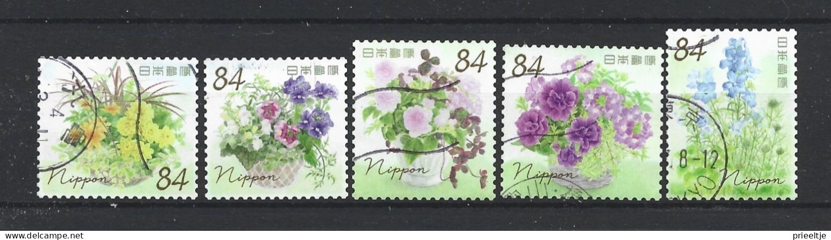 Japan 2022 Spring Flowers Y.T. 10929/10933 (0) - Used Stamps