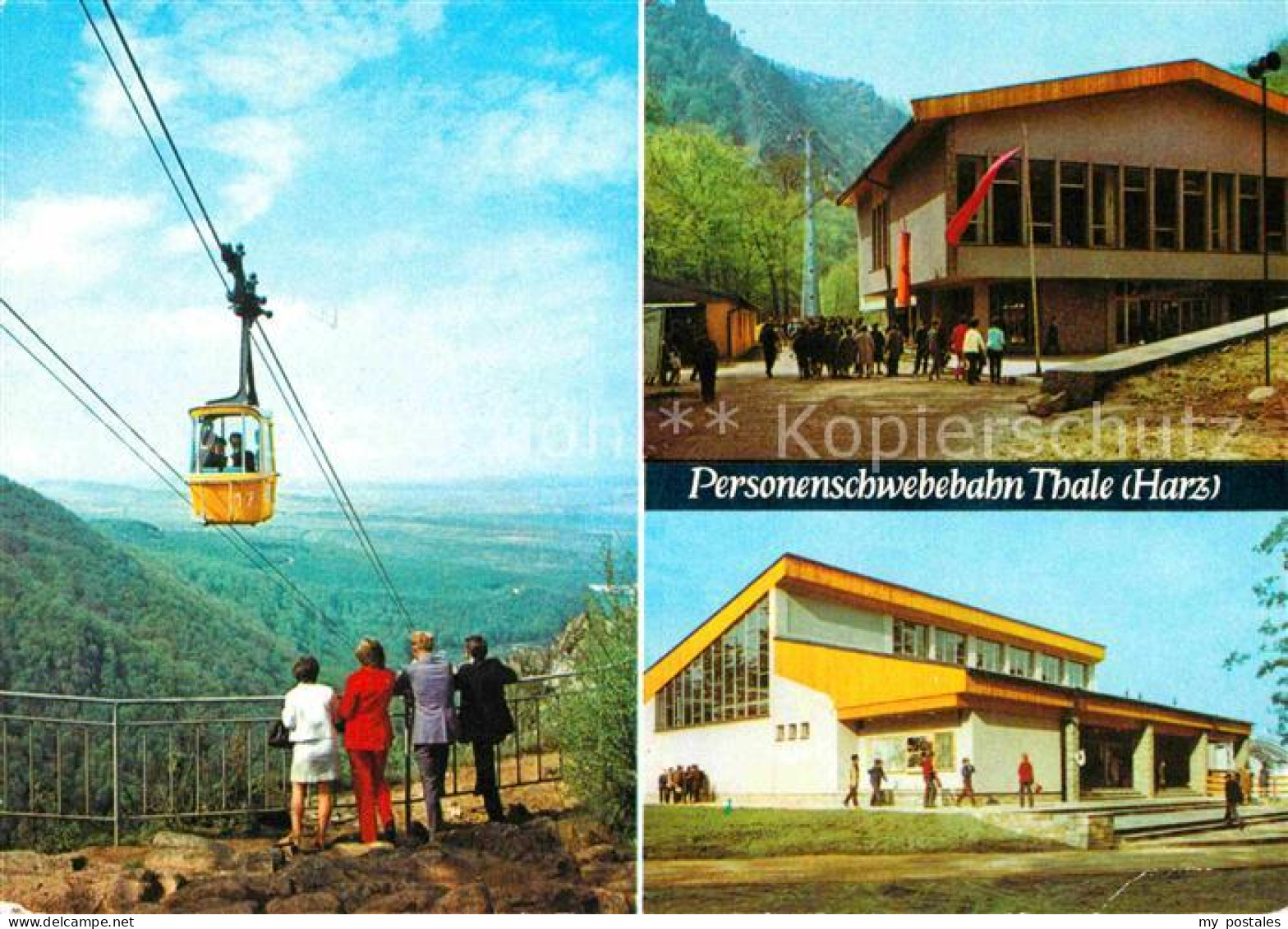 72616352 Thale Harz Blick Von Der Bergstation Talstation Thale - Thale