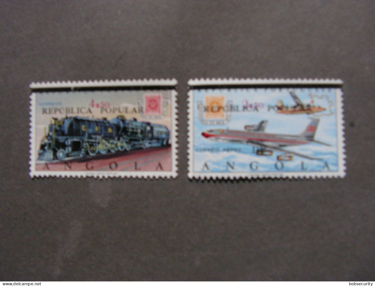 Angola Lot  Train And Plain   ** MNH - Angola