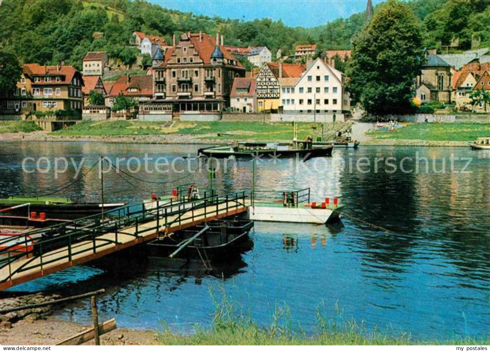 72616326 Wehlen Sachsen Partie An Der Elbe Bootsanleger Faehre Wehlen - Sonstige & Ohne Zuordnung