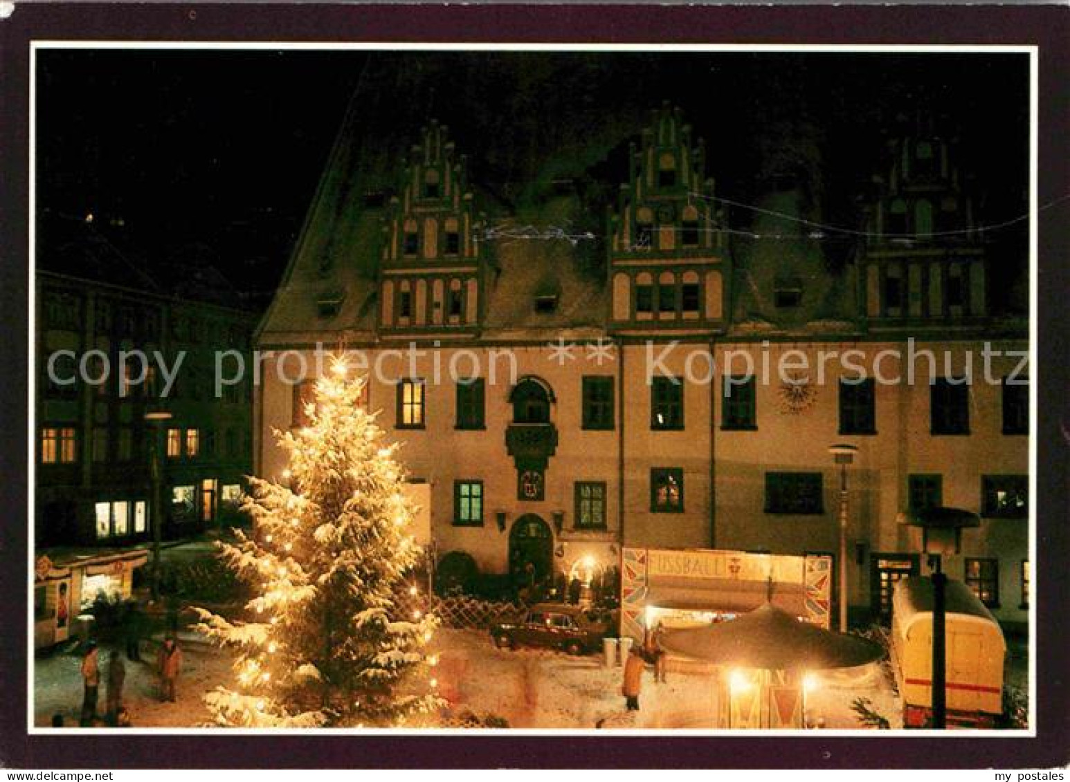 72616306 Meissen Elbe Sachsen Weihnachtsmarkt Christbaum Meissen - Meissen