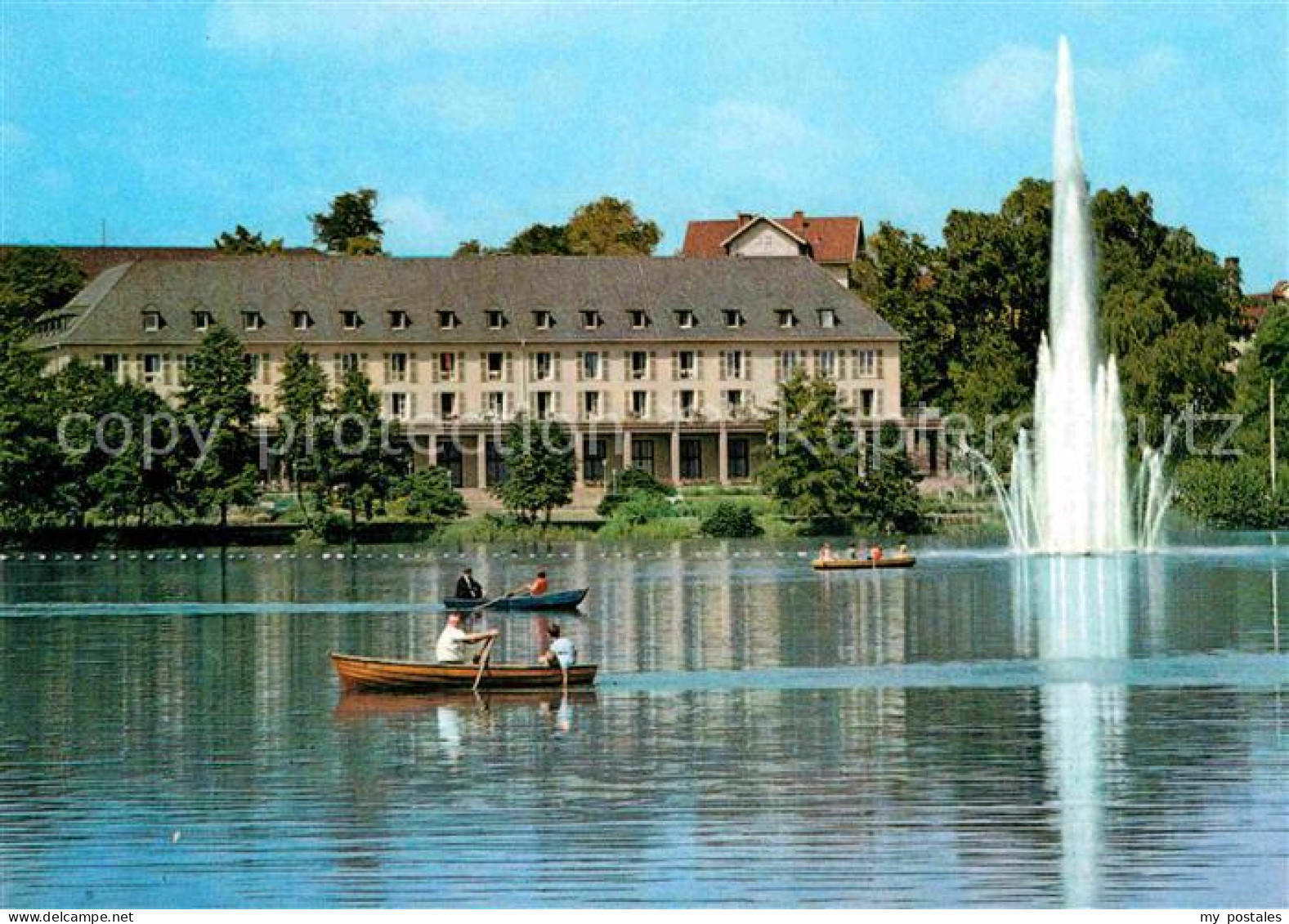 72616284 Bad Salzungen Kurhaus Am Burgsee Fontaene Bootfahren Bad Salzungen - Bad Salzungen