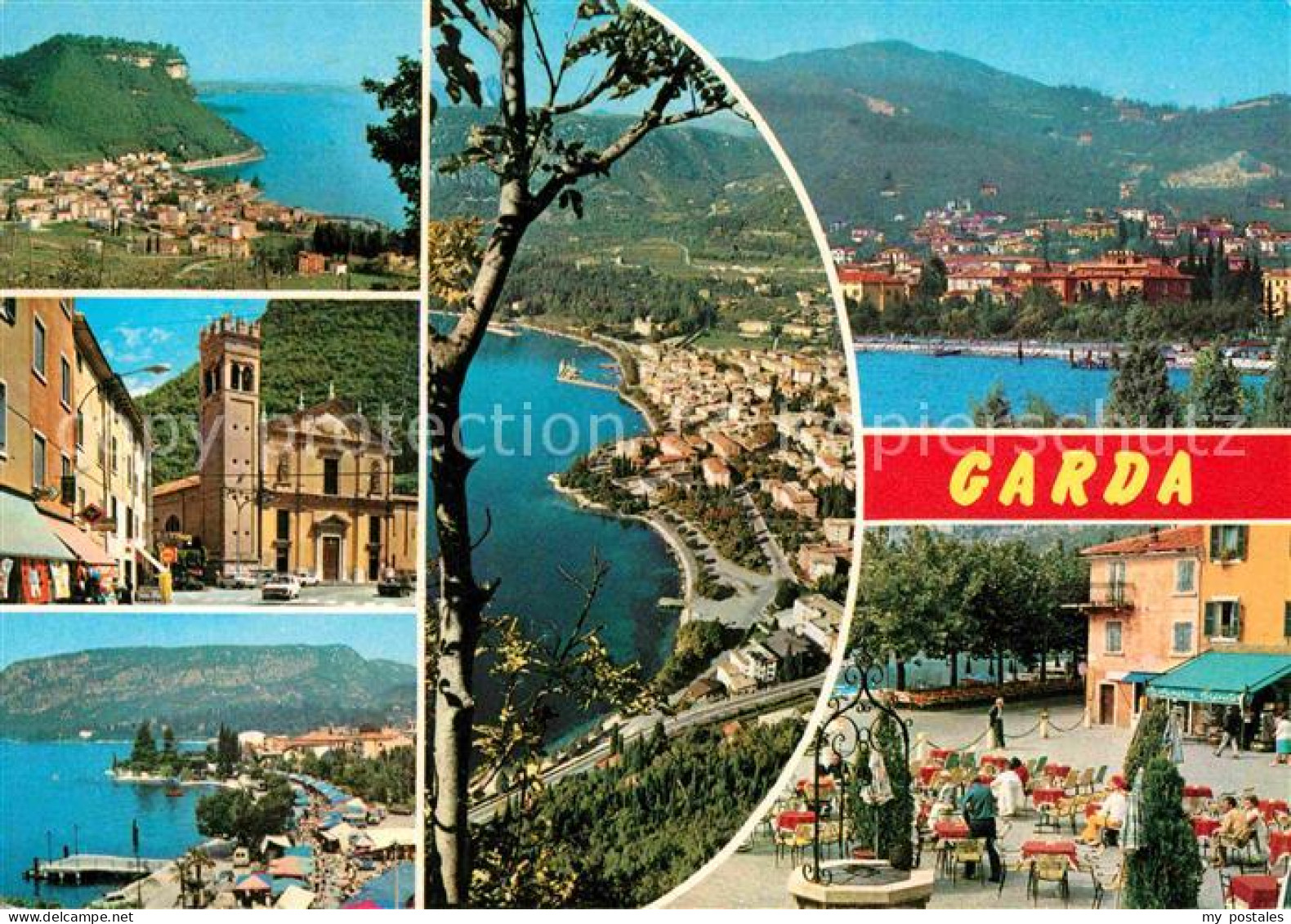 72616258 Garda Lago Di Garda Teilansichten Strassencafe Gardasee Garda Lago Di G - Andere & Zonder Classificatie