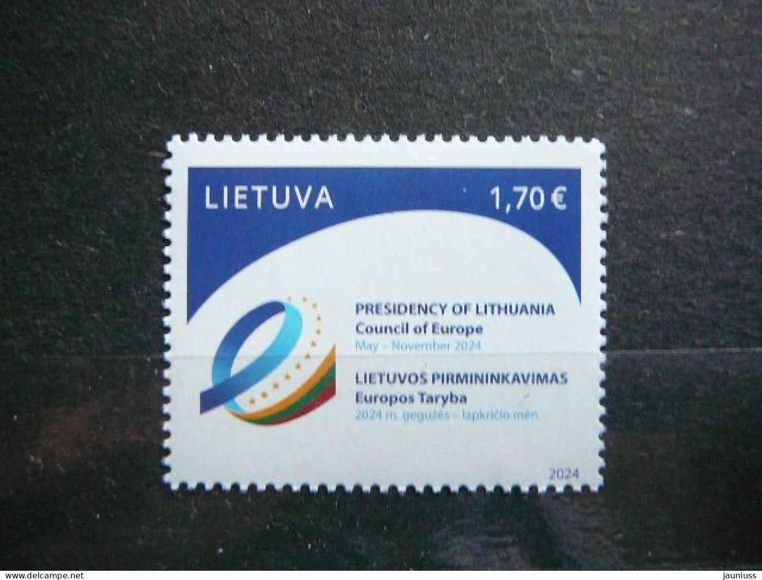 Presidency In Council Of Europe. Flag # Lietuva Litauen Lituanie Litouwen Lithuania # 2024 MNH #4 - Lituanie
