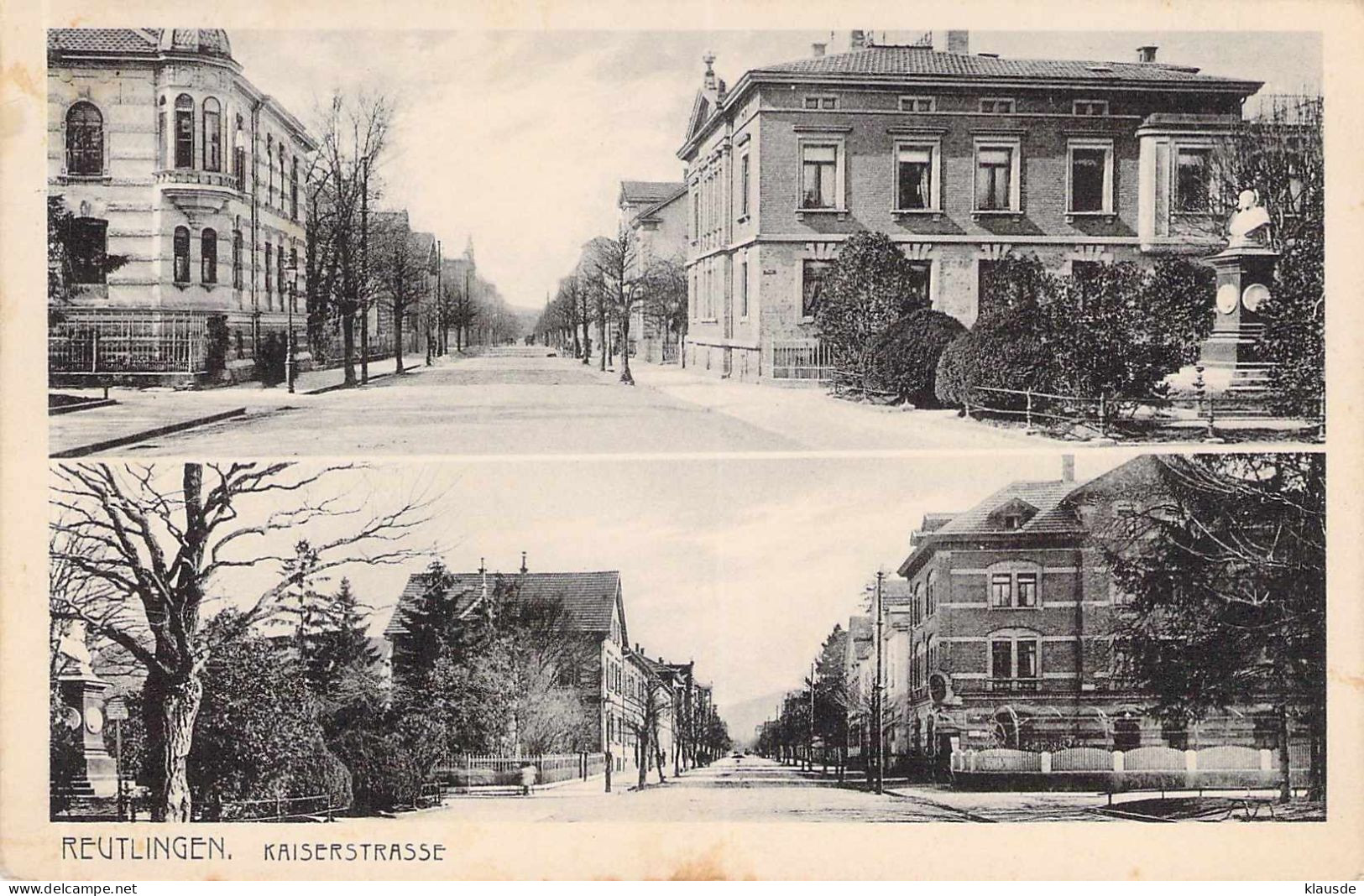 Reutlingen - Kaiserstrasse,Mehrbild Gel.1936 - Reutlingen