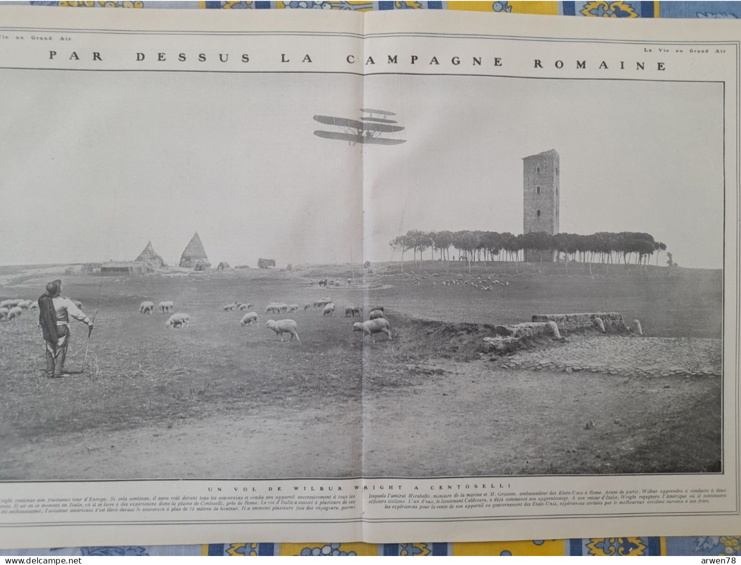 LA VIE AU GRAND AIR N° 554 /1909 FOOTBALL PARIS MARSEILLE CHAMPIONNATS MILITAIRES D'ESCRIME WRIGHT A CENTOSELLI - 1900 - 1949