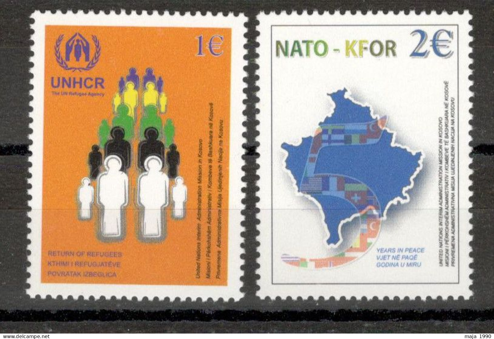 KOSOVO - MNH SET - Five Years Of Peace "Return Of Refugees" - 2004. - Kosovo