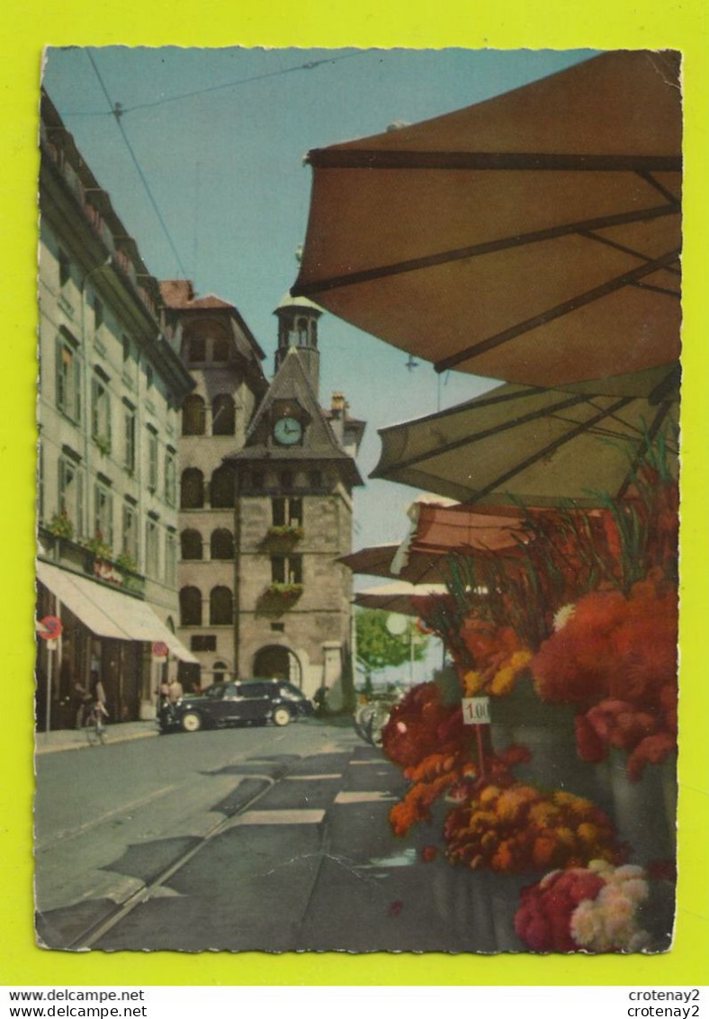 GENEVE N°1 4 Place Du MOLARD Marché Aux Fleurs Citroën Traction - Genève