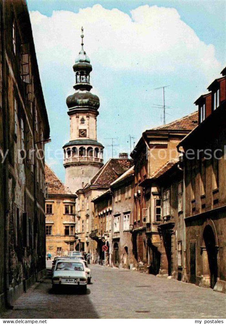 72615463 Sopron Oedenburg Klosterstrasse Mit Feuerturm  - Hongrie