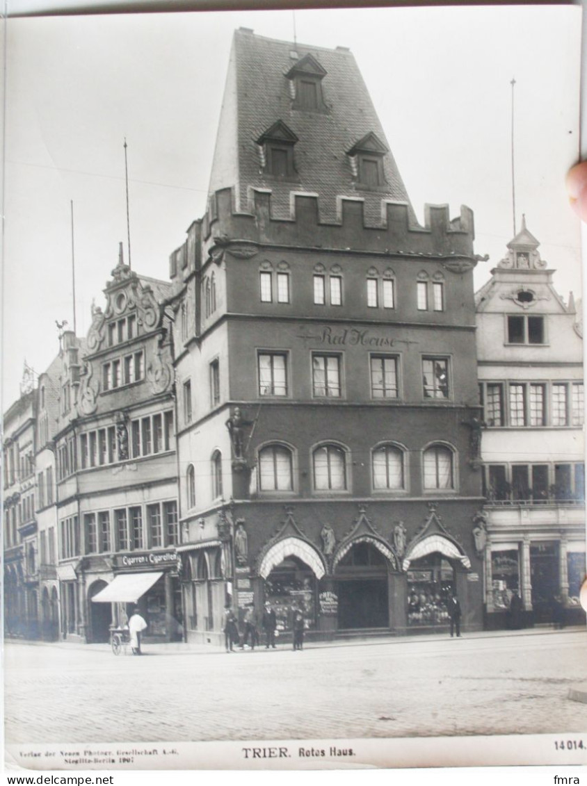 Vintage Grossfoto TRIER-TREVES - Rotes Haus - 1907 (grande Photo 24 X 19 Cm) Non CP/nicht AK /GP26-14 - Trier