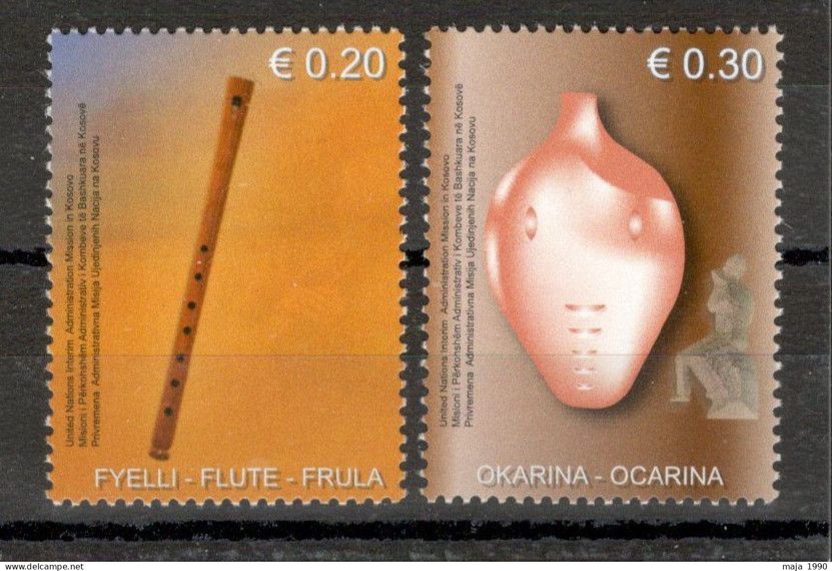 KOSOVO - MNH SET - Traditional Musical Instruments - 2004. - Kosovo