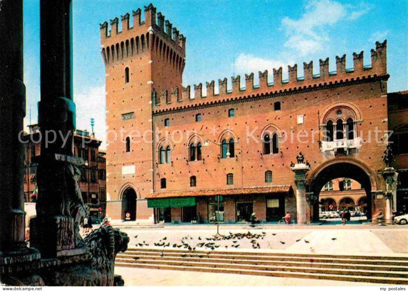 72614795 Ferrara Piazza Duomo E Palazzo Del Podesta Ferrara - Sonstige & Ohne Zuordnung